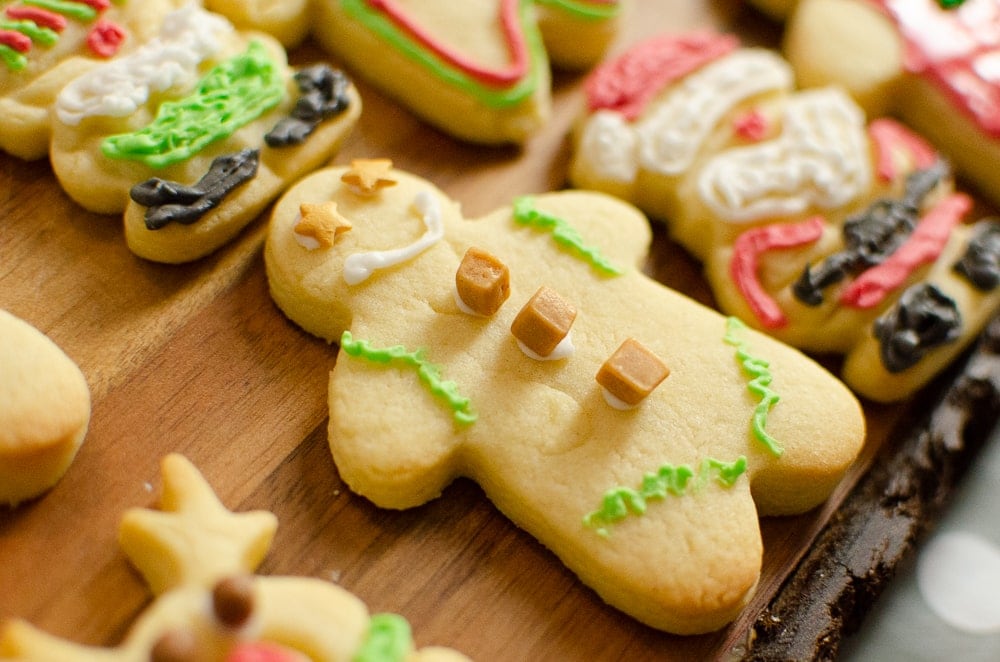 Iced Christmas Biscuits How To Cut Out Shapes And Decorate Cookies