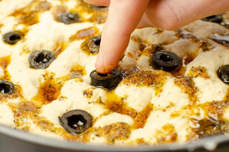 Focaccia Bread (Olive & Herb) - Easy Recipe by Flawless Food