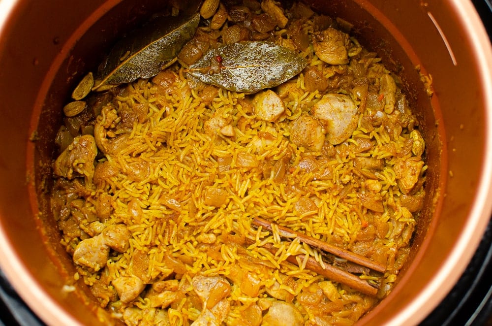 Pressure Cooker Chicken Biryani - Step by step by Flawless Food