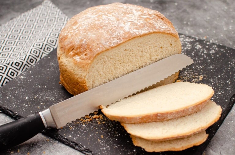 Homemade Cobs Homemade Bread - White Cob Loaf - Easy, simple English recipe