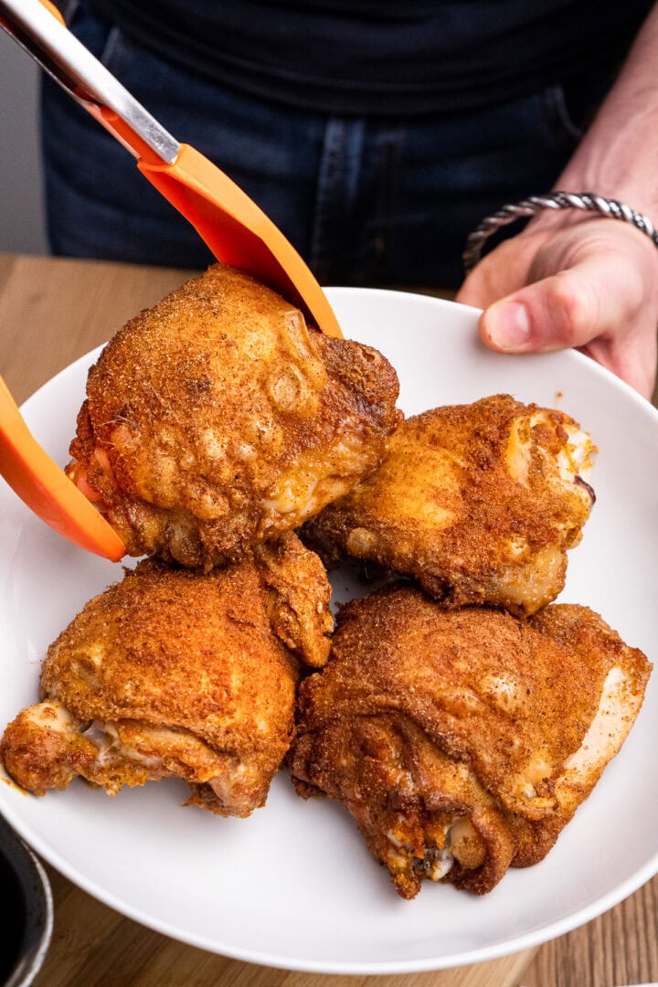 Air Fryer Chicken Thighs (Skin on Bone in) Flawless Food
