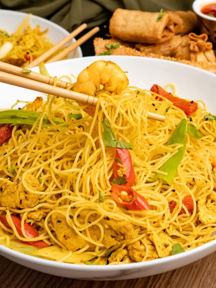 Singapore Noodles Recipe Takeaway Style By Flawless Food