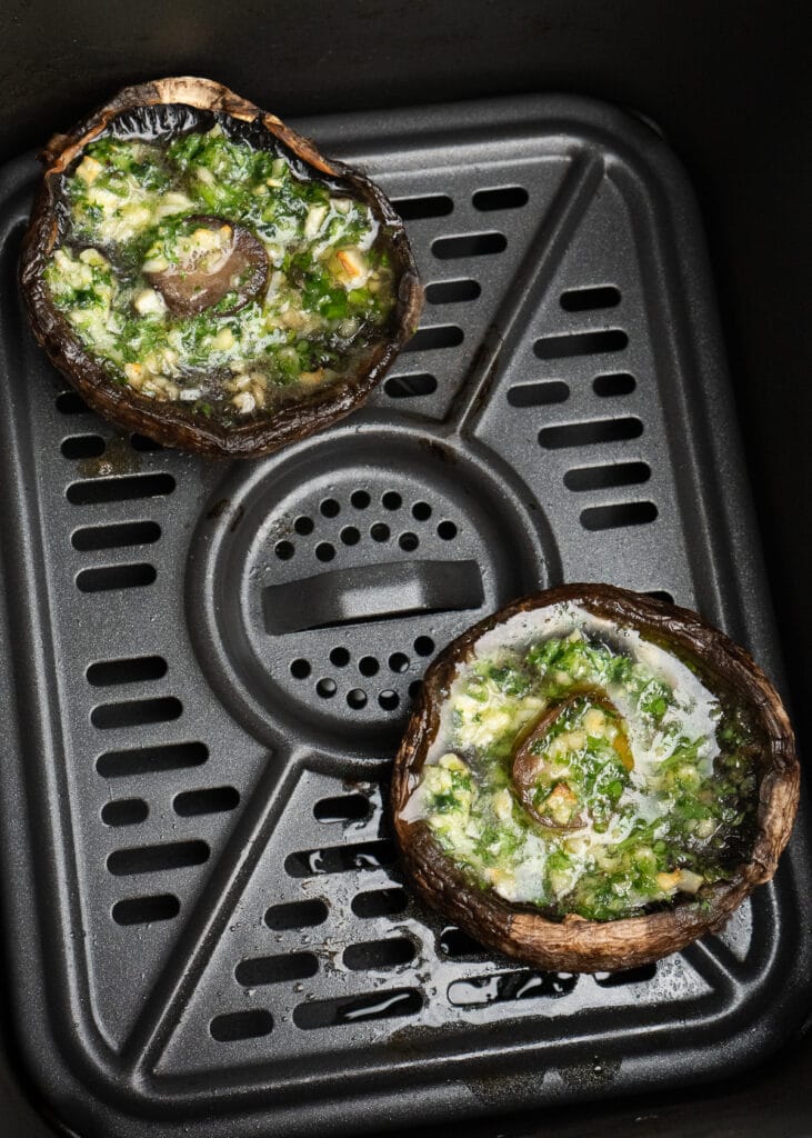 Air Fryer Mushrooms (Garlic Portobello) Recipe by Flawless Food