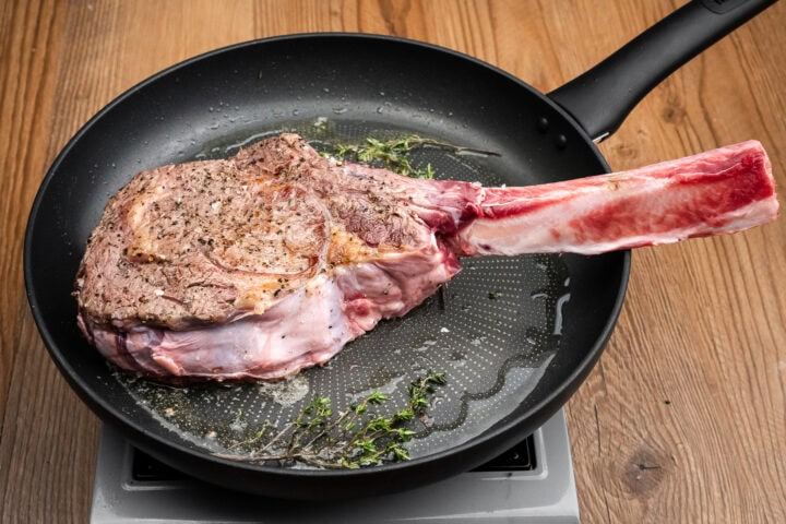 Tomahawk Steak - Pan Sear and Oven Cooking Method by Flawless Food