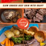 Images of cooking our beef shin recipe