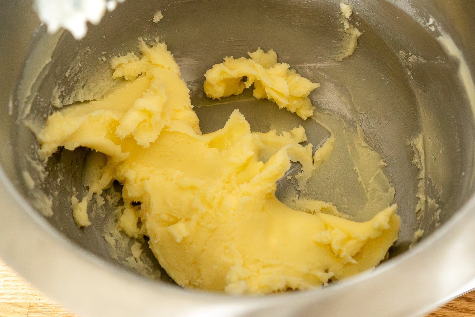Fairy cake batter in a bowl